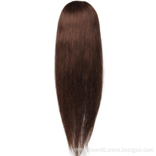 Hairdresser training head 100% real human hair hair